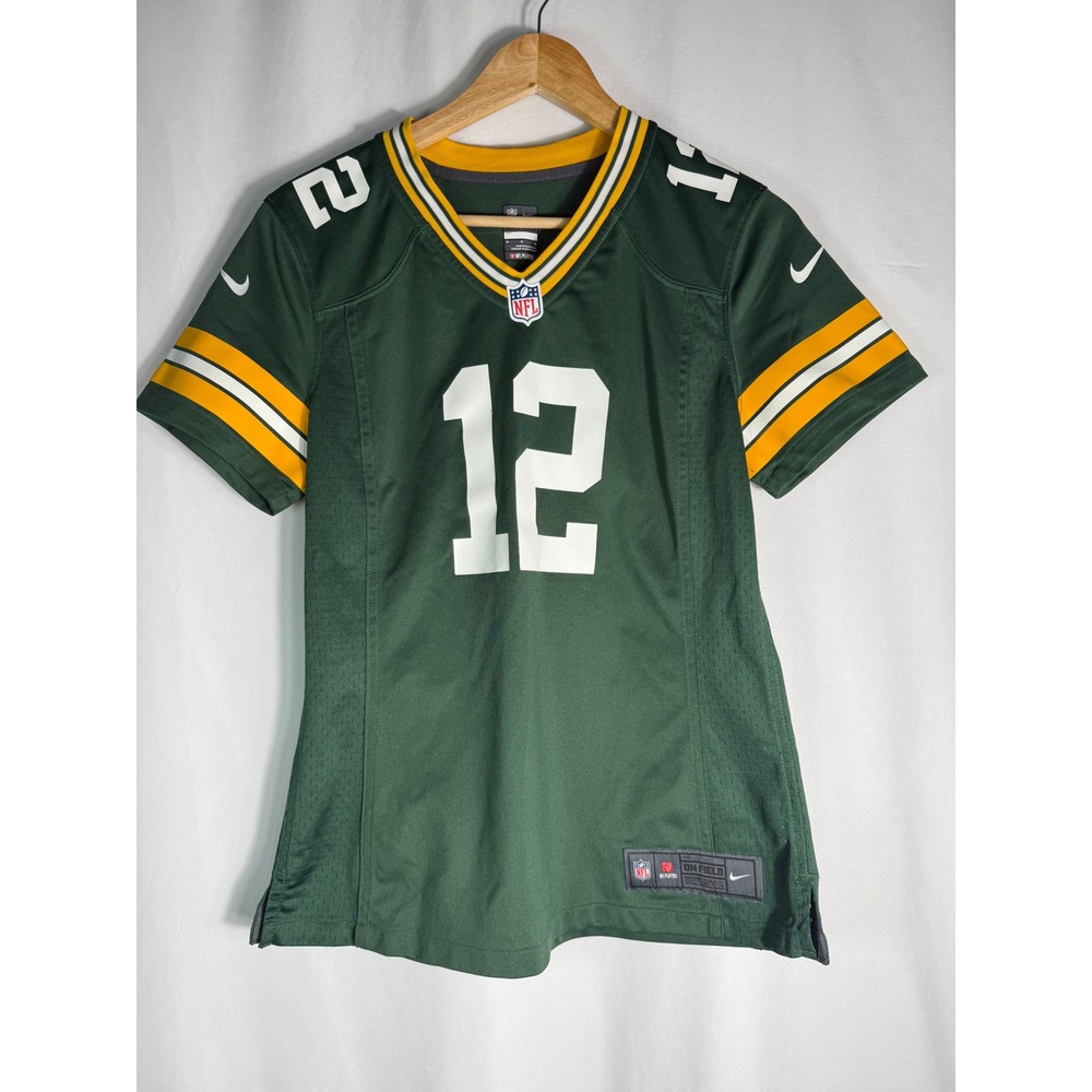 Nike Green Bay‎ Packers Aaron Rodgers #12 NFL Jersey Kids Size M